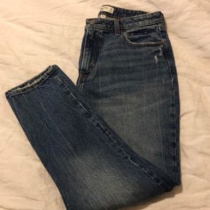 Abercrombie and Fitch curve love mom jeans